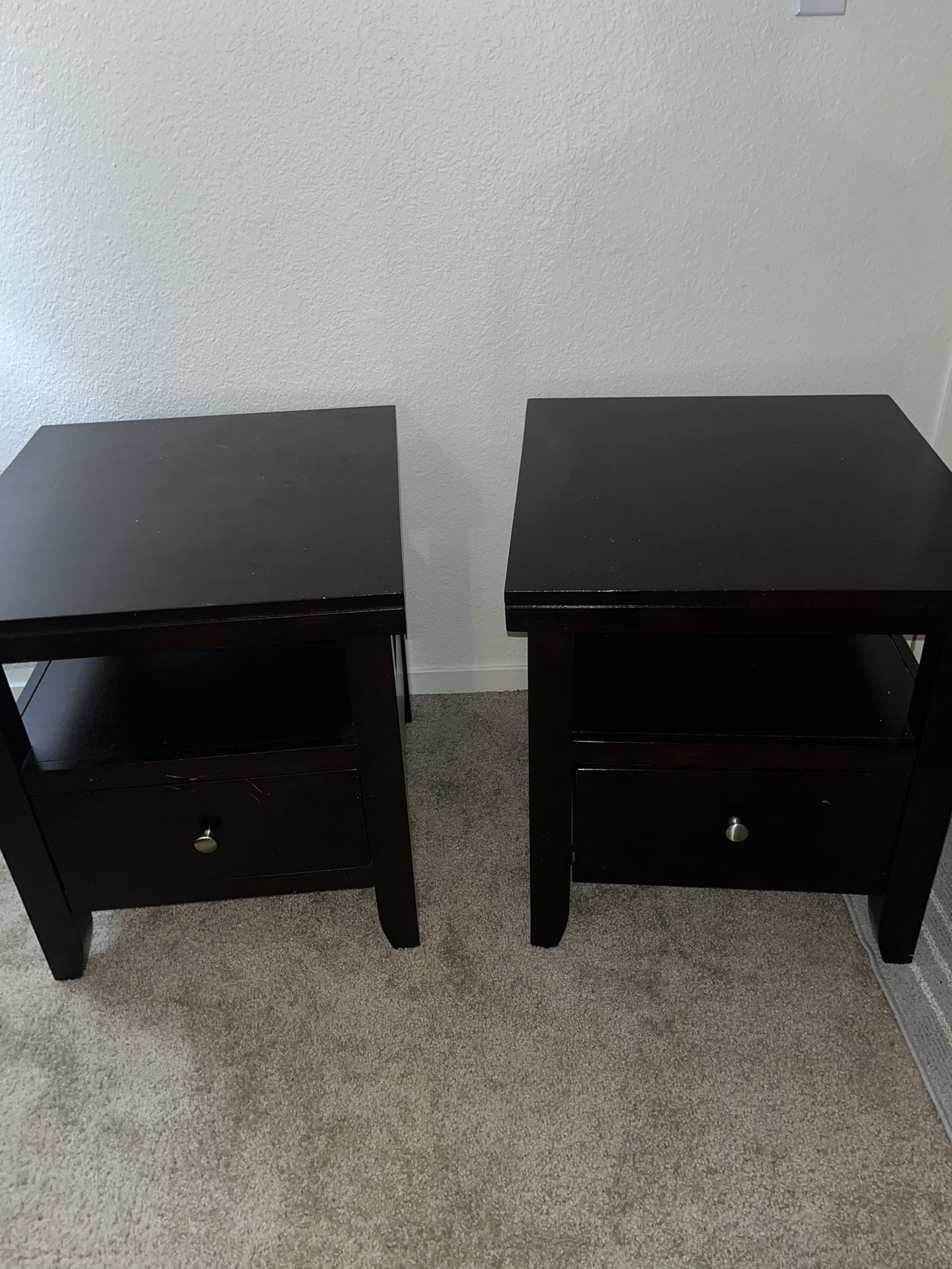 End Tables With Working drawers 