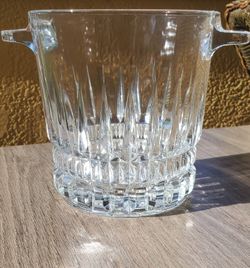 Vintage Cristal D'Arques French crystal ice bucket