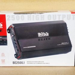 Boss Elite Car Power Amplifier 2500 Watts Mono Subwoofer System With Bass Knob BE2500.1 🚨 Payment Options Available 🚨 No Credit Needed 🚨 