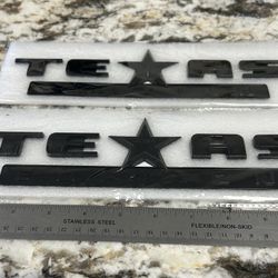 2 PC 3D  Texas Edition Emblem 