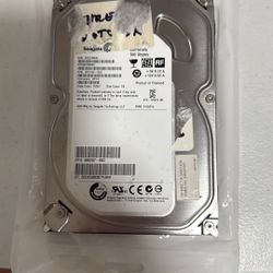 Seagate 500GB 3.5” Hard Drive (HDD)