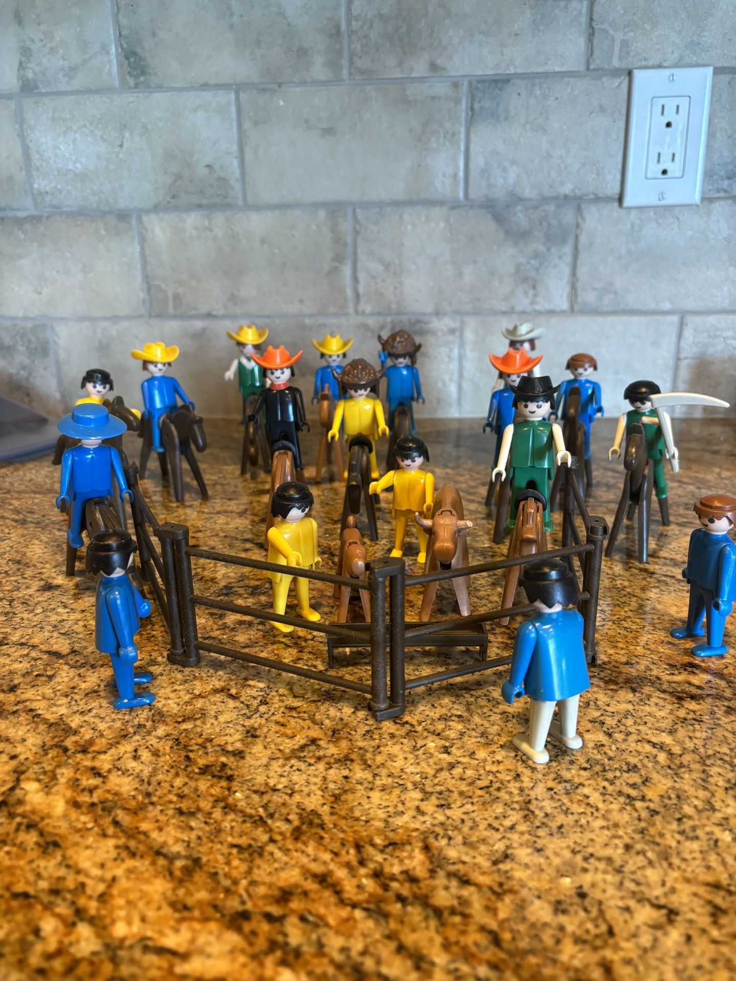 Antique Playschool Horse Sets and Fire and Rescue Sets