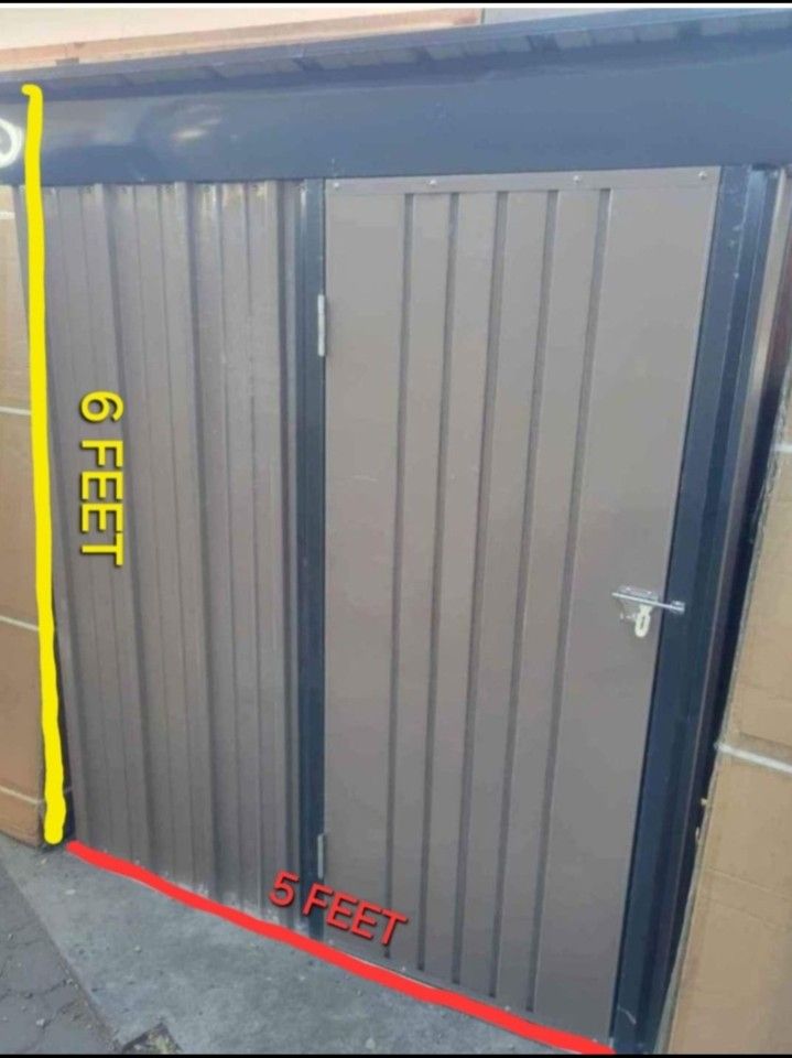 Brand New Metal Shed, 3x5x6ft