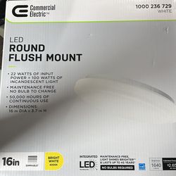 Led Round Flush Mount Fixture