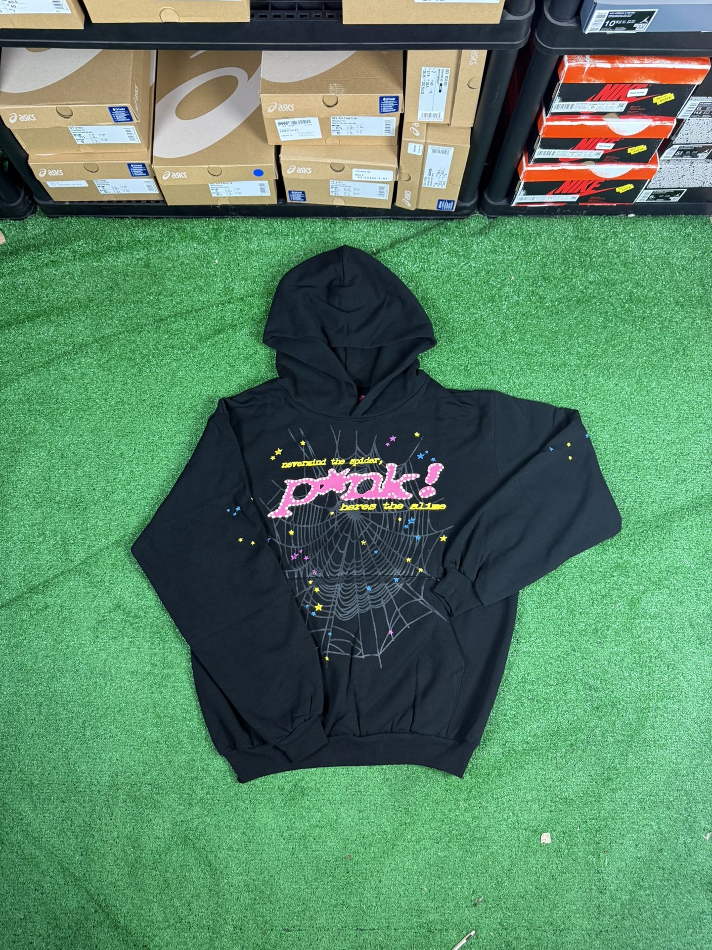 Black Punk Sp5der Hoodie