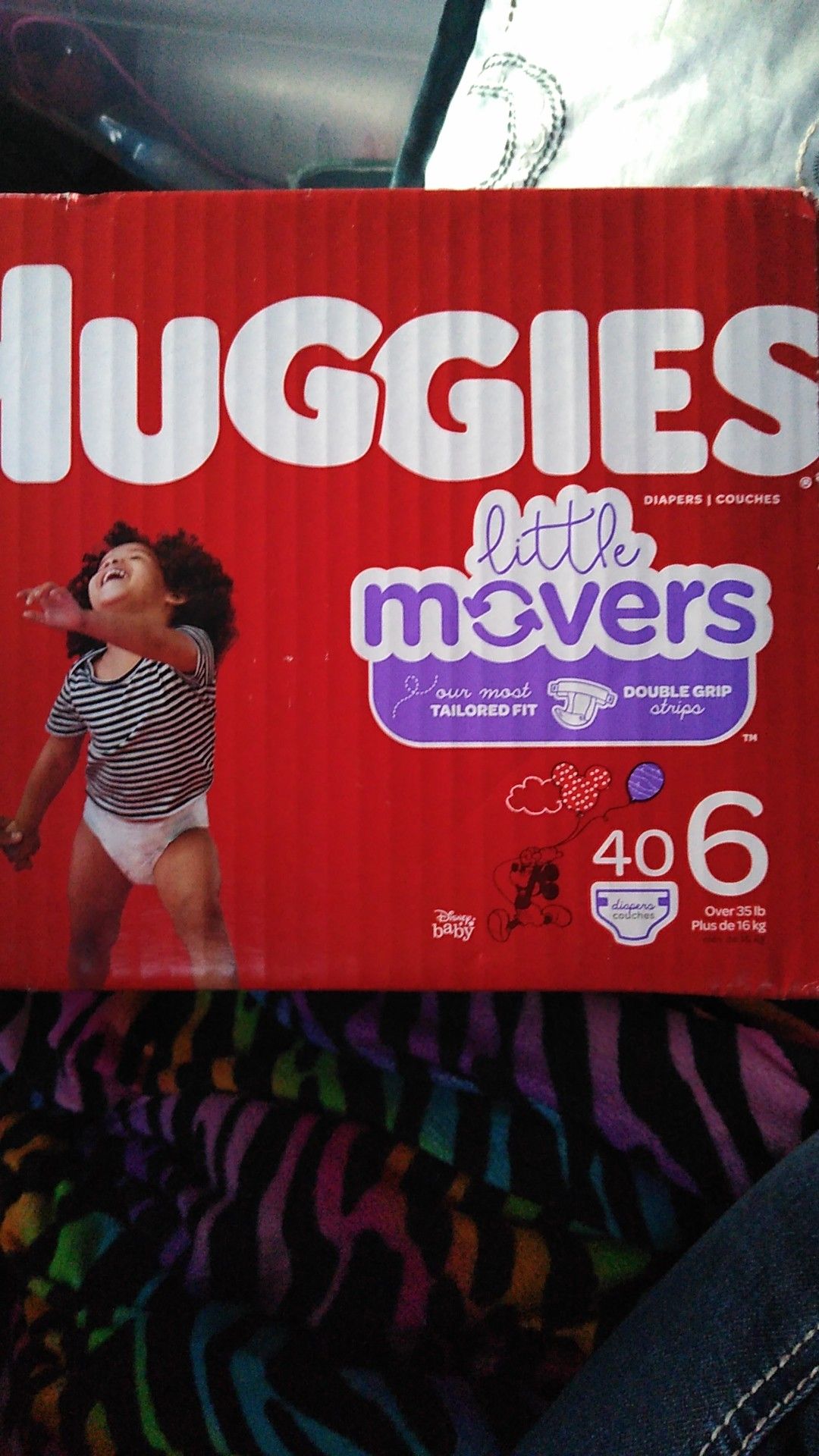 Huggies little movers size 6