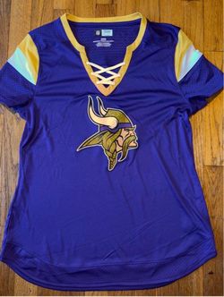 Vikings purple jersey woman size M
