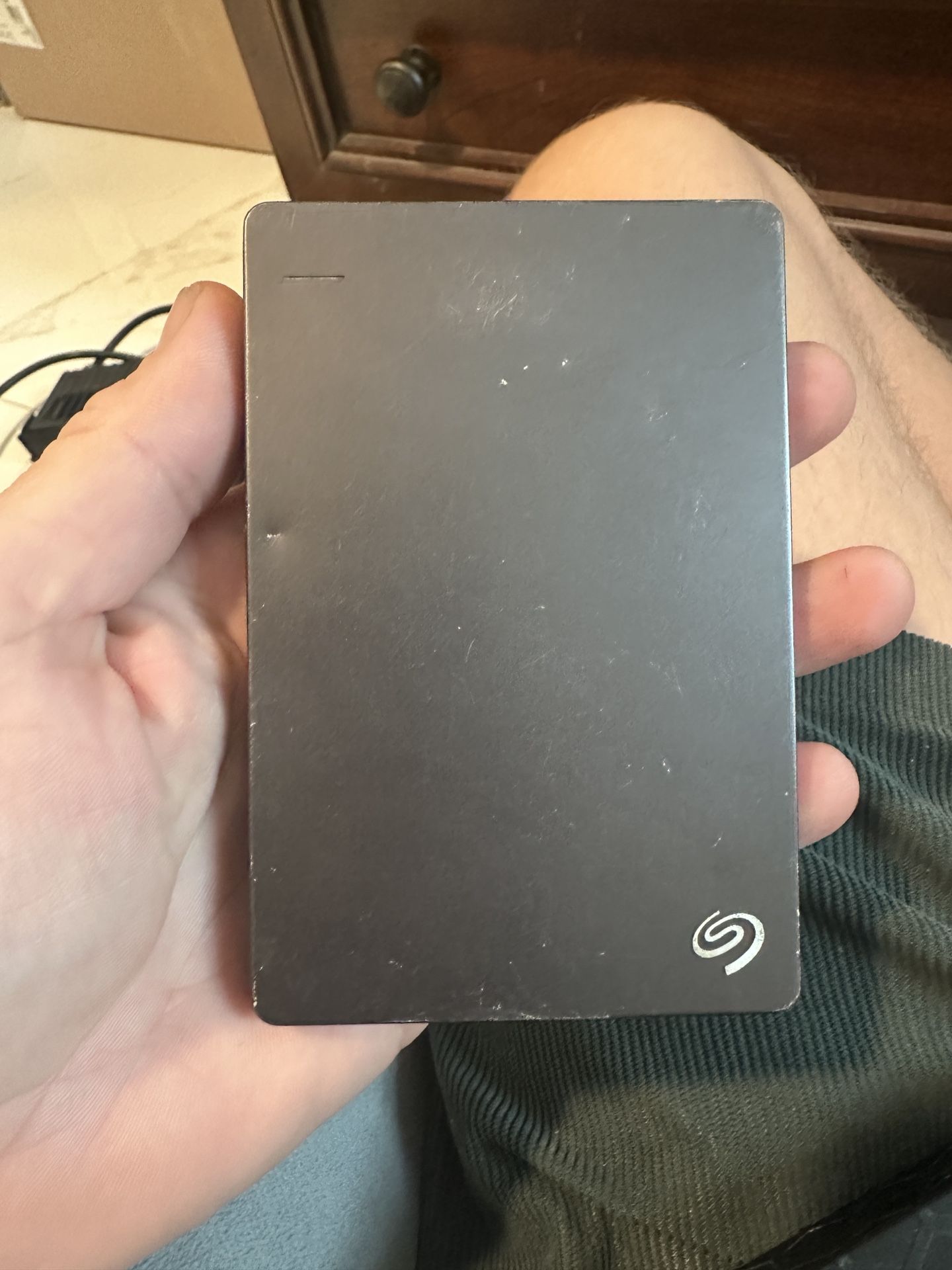 Seagate Backup Plus Slim Portable 1TB  Hard Drive - Black