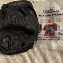 Pet carrier backpack