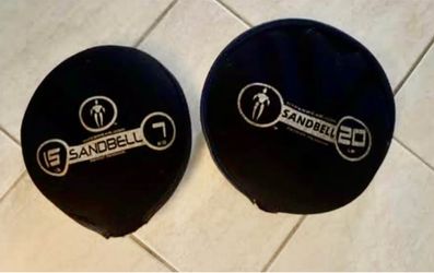 2 Fitness Sandbags 15lb and 20lb