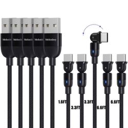 Melonboy usb cable 5 packs fast changing