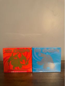 Pokémon XY Evolutions ETB Set Charizard & Blastoise Sealed Pair
