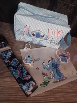 Disney Stitch Buckle Up Belt Bundle New 