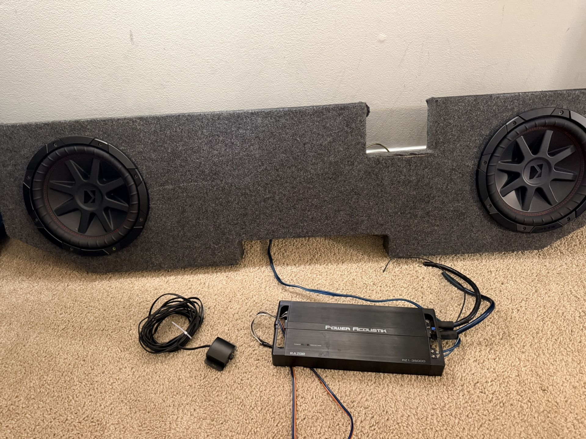 RAM Truck speaker box With amp