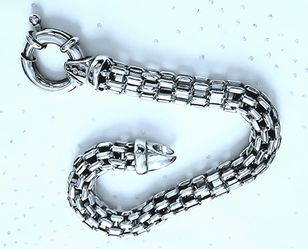 Sterling Silver Tubular Bracelet 