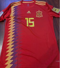 Adidas España Spain 🇪🇸 Ramos #15 soccer jersey size M adults