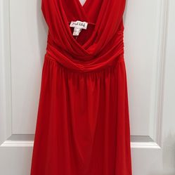 Red dress size 10 new with tags