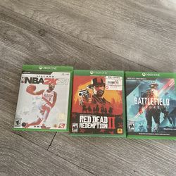 Cbox One Games Like New $15 Each Or $40 For All 