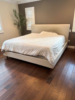 California King Bed frame & Matress