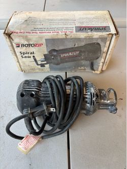 RotoZip Spiracut Spiral Saw Corded Cut-Out Tool + Original Box