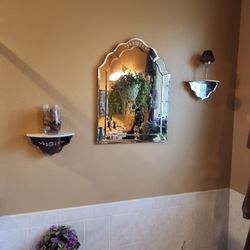 Mirror And Shelves