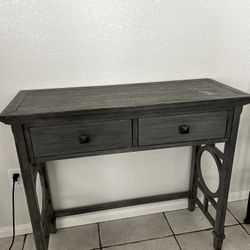 Gray Console Table