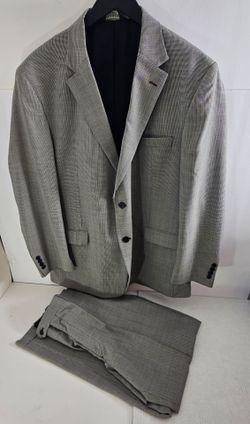 Jos. A. Bank Travelers Collection Gray Suit 48R Tailored Fit Men’s 42x28