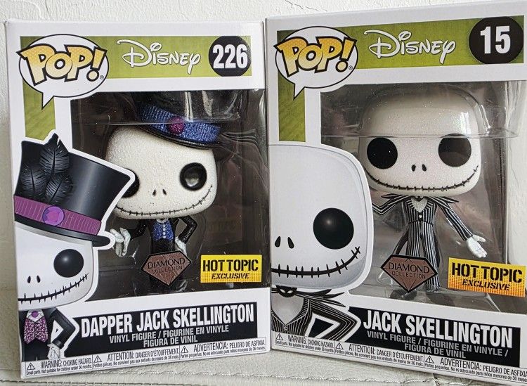 Funko Pop Diamond π Collection Jack Skellington Exclusives