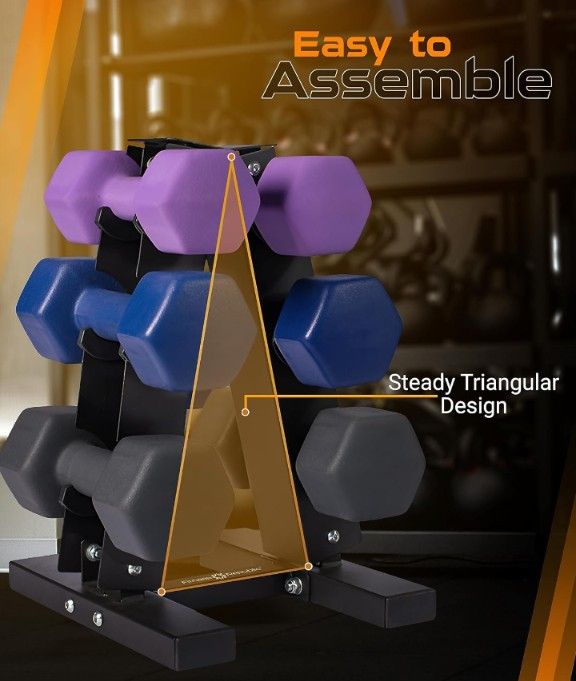 RACK STAND 3 TIERS DUMBBELL 💪ON SALE 💥