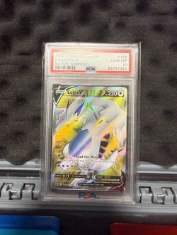 PSA 10 Lugia V Full Art Silver Tempest #185