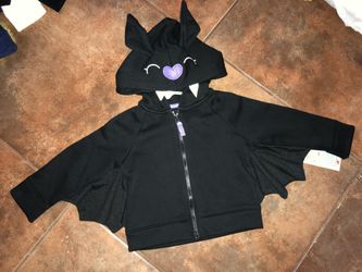 C&J - BAT 🦇 ZIP HOODIE - 12m
