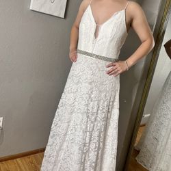 Wedding Dress Size Large 
