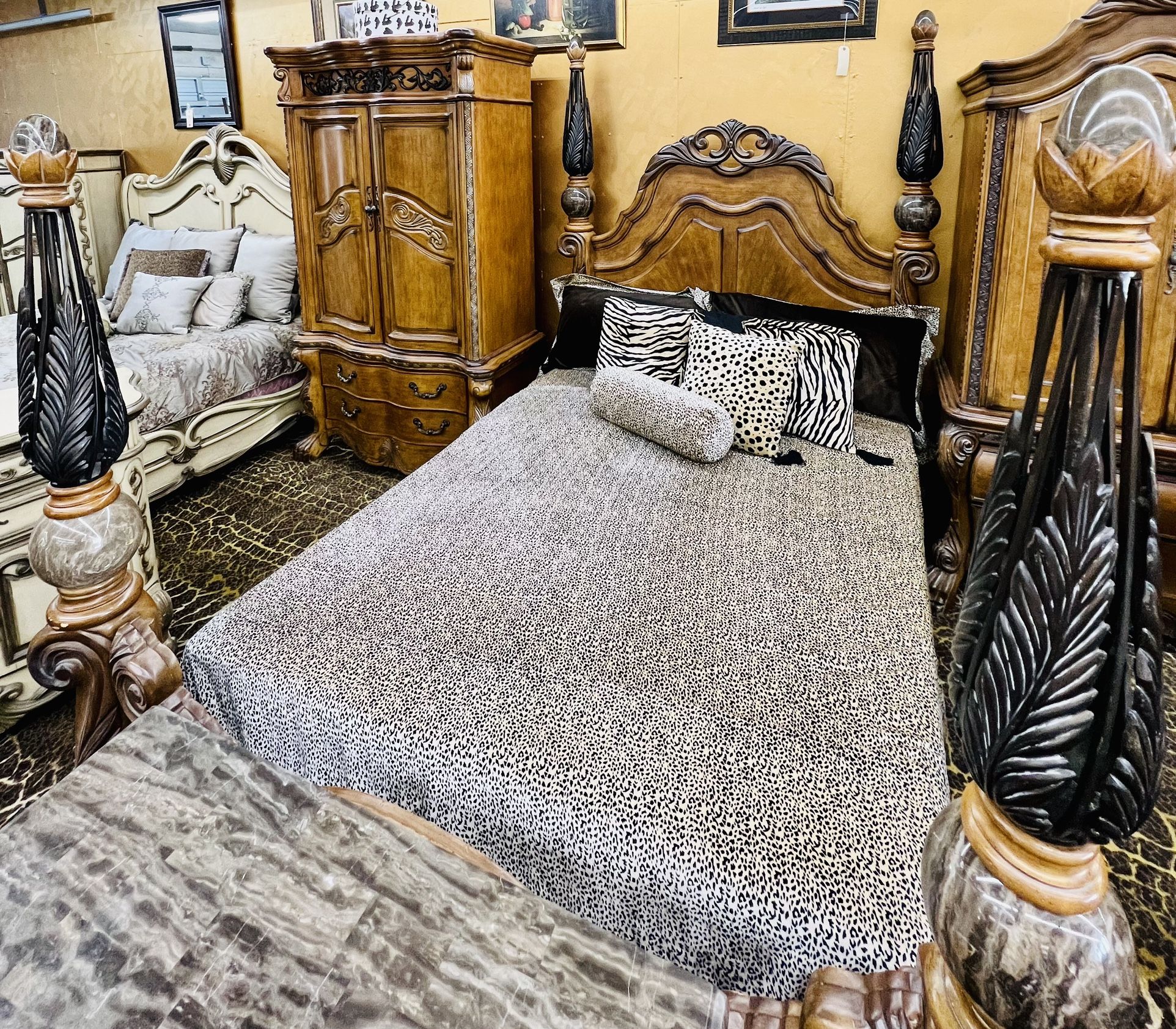 AICO By Michael Amini EDEN King Bed (ONLY BED) - BIG OFFER!!! - GA