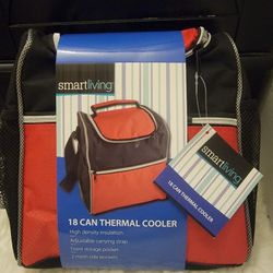 Brand New Smartliving 18 Can Red Thermal Cooler