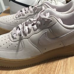 Pink Suede Air Forces