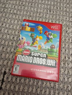 Nintendo Wii New Super Mario Bros cib