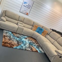 NEW COMFY ALEJANDRA RECLINING SECTIONAL SOFA SET ON SALE NOW ONLY $1499! NO CREDIT NEEDED FINANCE AVAILABLE ☎️😍💰 SAME DAY DELIVERY 🚚 