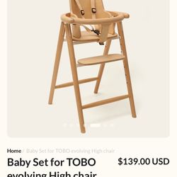 ✨BRAND NEW✨ Tobo Baby Set by Charlie Crane - NOT A HIGH CHAIR, please read listing description
