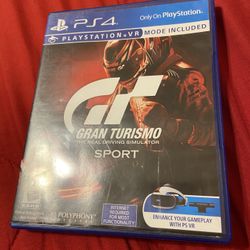 PS4 Gran Turismo Sport