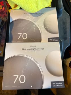 Google Nest Thermostat With sensor 4th Gen - *New* - $150 Ea.