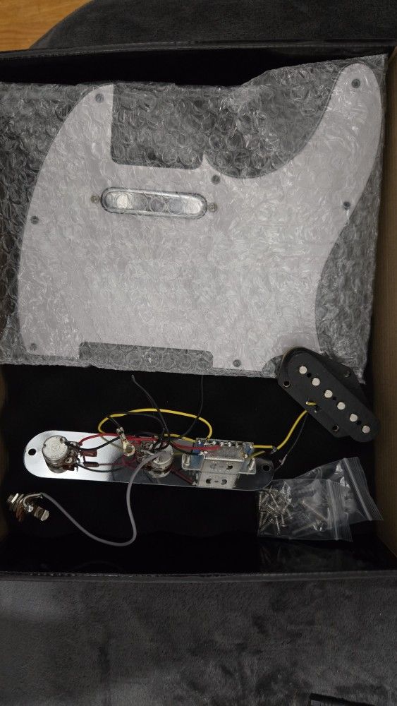 Squier Affinity Telecaster Pickups, Pickguard And Control Plate