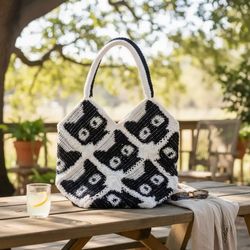 Kitty Bag White/Black