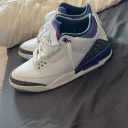 Jordan 3 Iris (purple) 