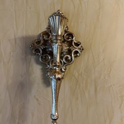 Brass Gold Plated Candle Holder One