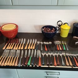 Vintage Fiestaware Flatware.