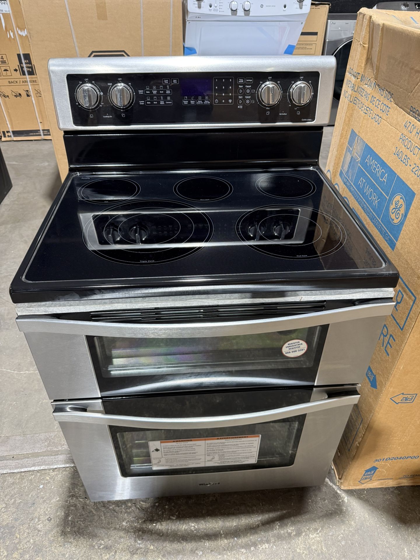  New 30” Electric Stove Stainless Steel With Convection