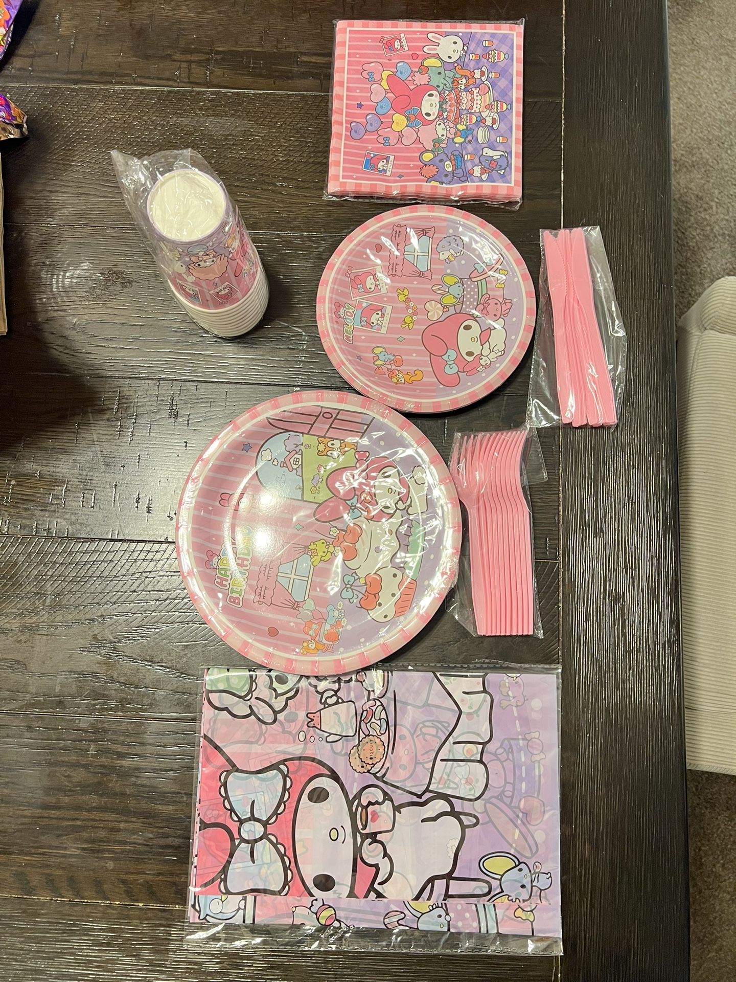 My Melody Birthday Supplies 