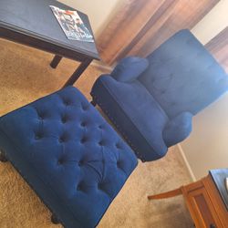 chair with ottoman  from pier one