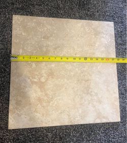 Natural colored ceramic tile. 288 sq. ft.