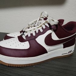 Nike Air Force Size 12 Burgundy 07